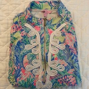 Lilly Pulitzer Mermaid Cove quarter zip